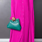 Trendy Pleated Smock Maxi Dress