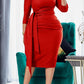 Always Good Tie Side Bodycon Dress