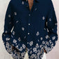 Soft Floral Cotton Linen Shirt