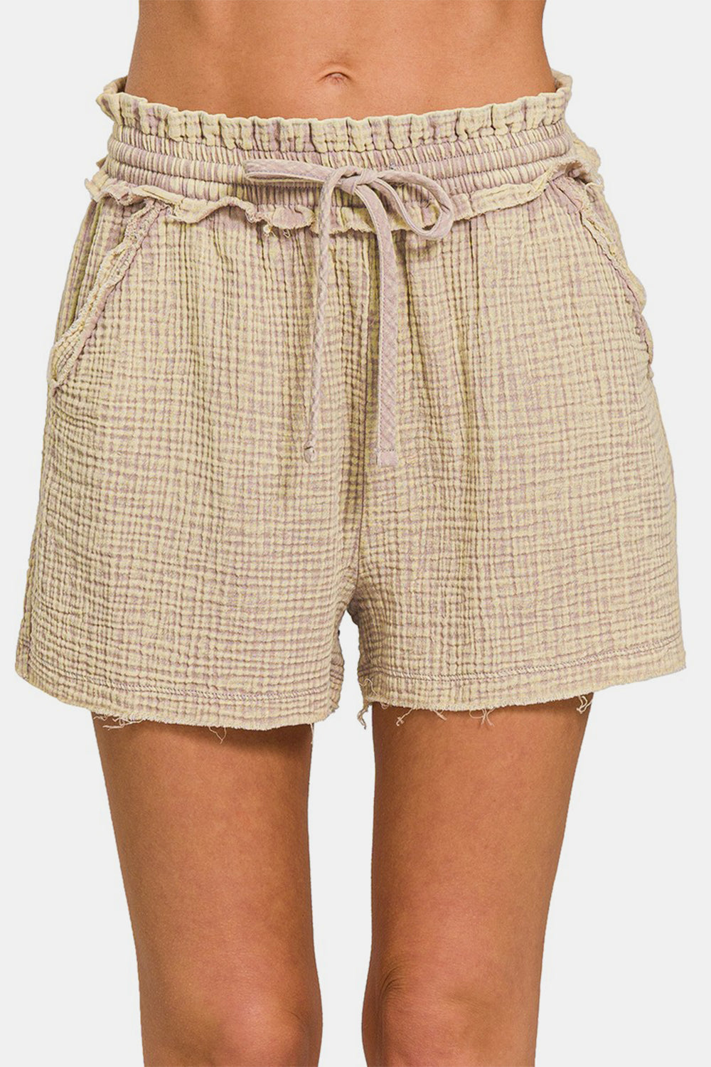 BOHO FRAYED HEM SHORTS