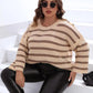 ESTELA - STRIPPED DROP SWEATER