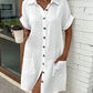 Melsie Comfortable Shirt Dress