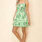 PALM PRINT SUMMER DRESS