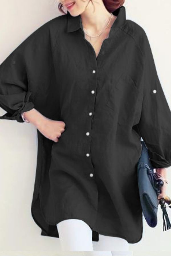 Oversized Linen Shirt