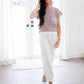 CHIC LEISURE KNIT TOP & JOGGER SET