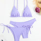 Solid Color 3 Piece Swimsuit