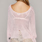 DAISY DISTRESSED PATCH KNIT TOP