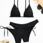 Solid Color 3 Piece Swimsuit