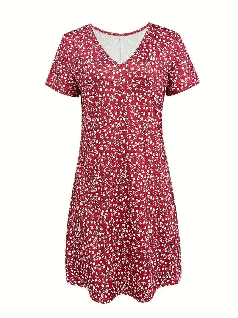 LEONA | CASUAL FLORAL DRESS