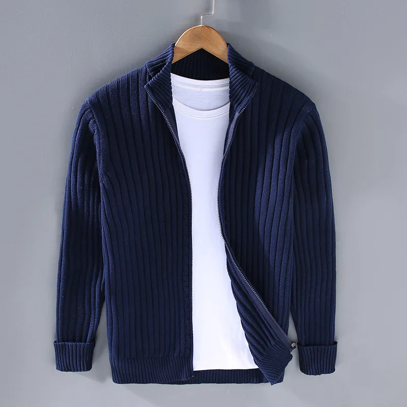 Massimo | Merino Zip Cardigan