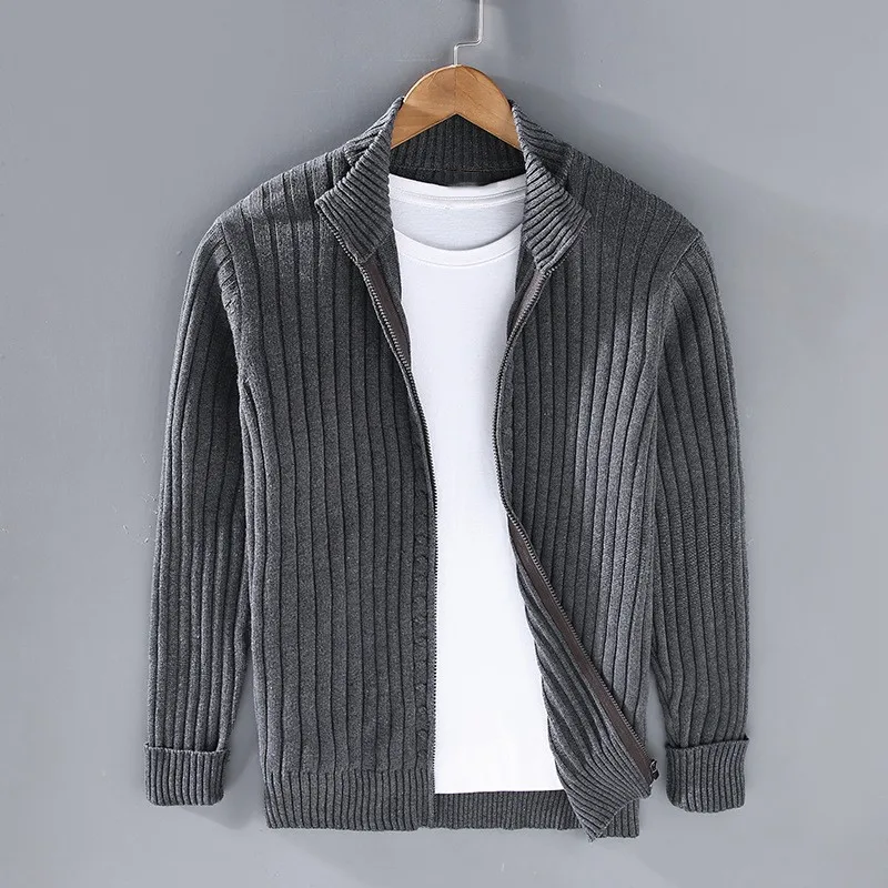 Massimo | Merino Zip Cardigan