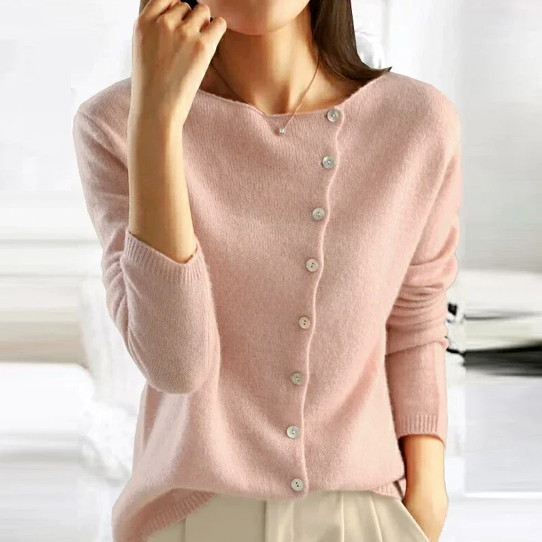 VERA BUTTON UP SWEATER