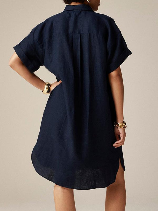 Linen Shirt Dress