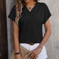 Women's V-Neck Chain Jacquard Short Sleeve T-Shirt 04509684