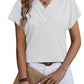 Women's V-Neck Chain Jacquard Short Sleeve T-Shirt 04509684