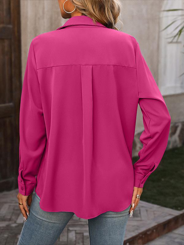 Ladies Office Commuting Business Long Sleeve Shirt