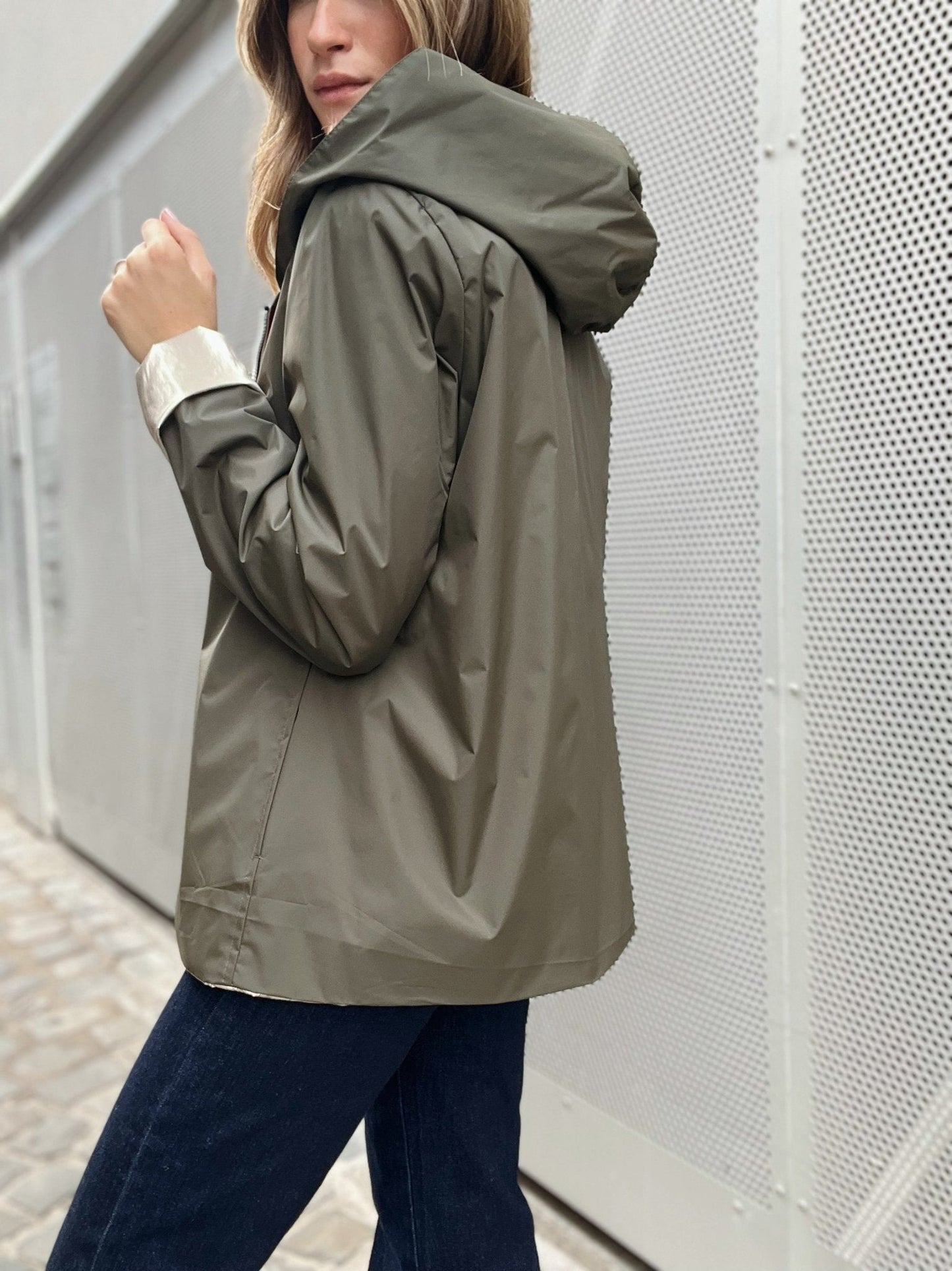 LIANA REVERSIBLE WATERPROOF JACKET