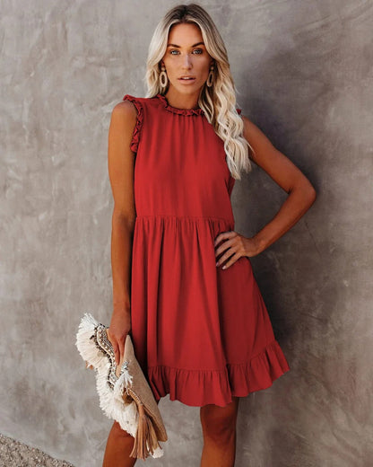 Iliana - Ruffled Waist Dress