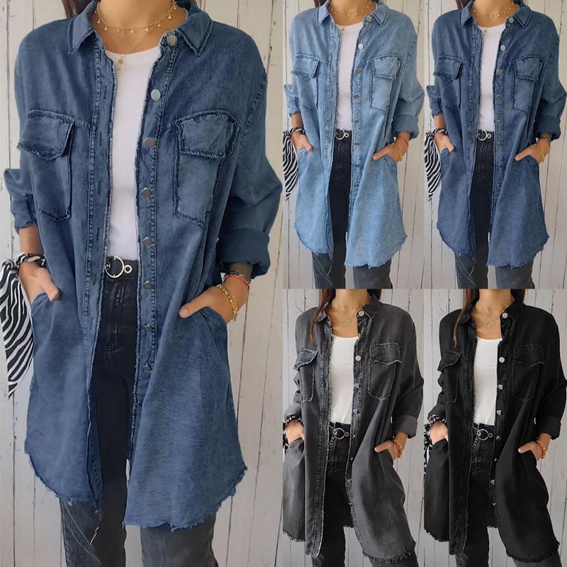 Myrna | Long Denim Shirt