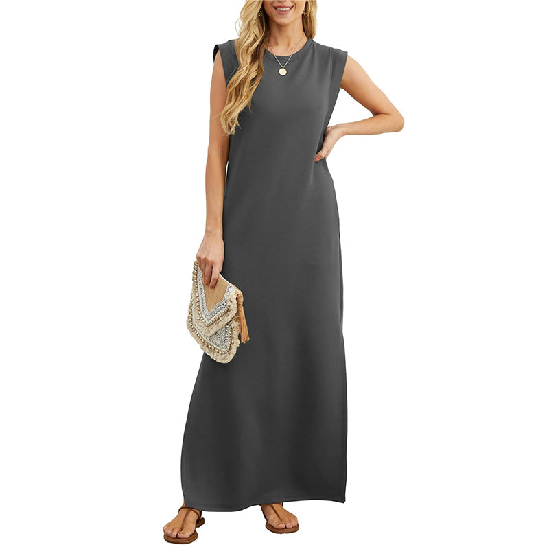 LINDSEY | CASUAL WRINKLE-FREE MAXI DRESS