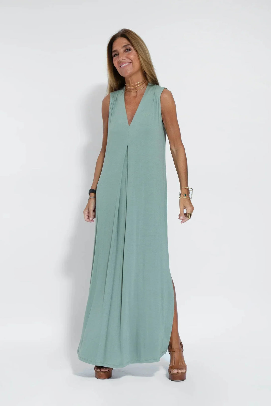 LILA GRACE | SLEEVELESS MAXI DRESS